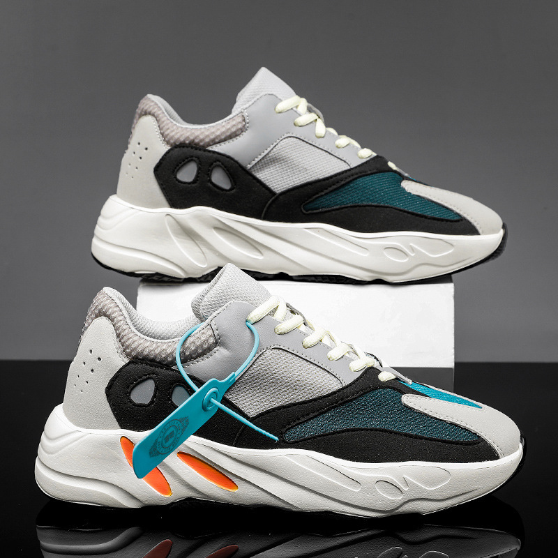 Mesh breathable Men's Shoes summer new coconut shoes thick bottom teenagers tide old wholesale good quality AJ tide shoes