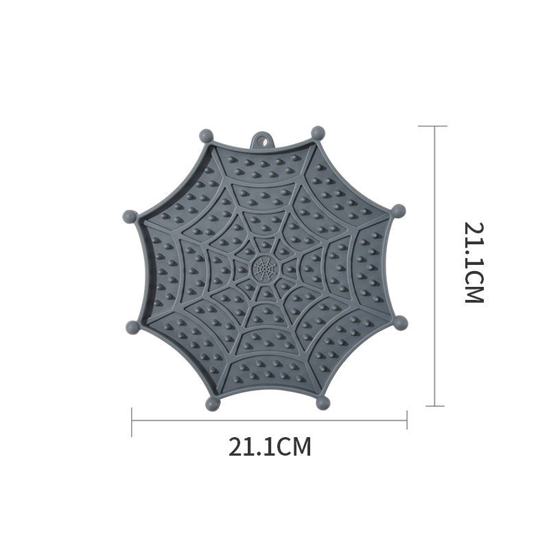 Los fabricantes transfronterizos Pet Bowl lamiendo estera gato tazón para mascotas vajilla mantel de silicona para mascotas tazón de comida lenta