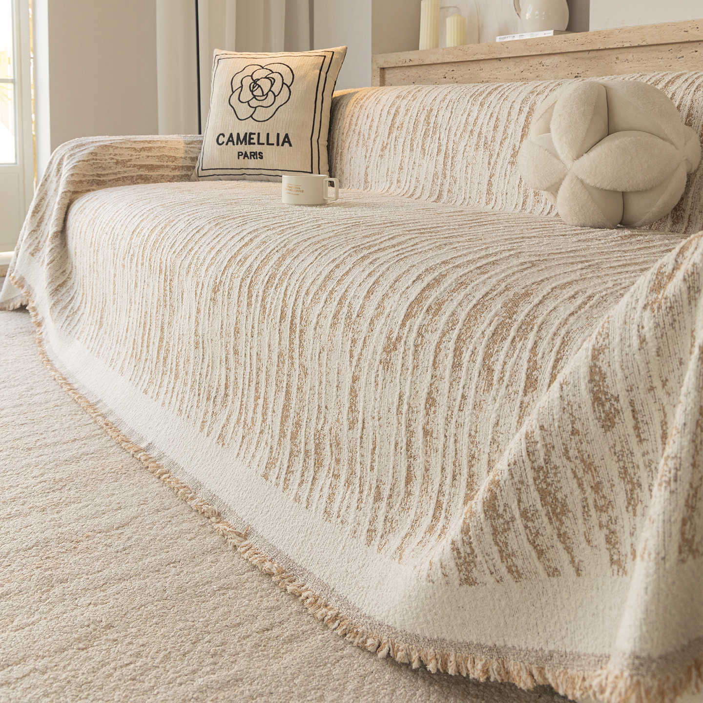 Una toalla de sofá antideslizante, cubierta de sofá, toalla de cubierta de sofá