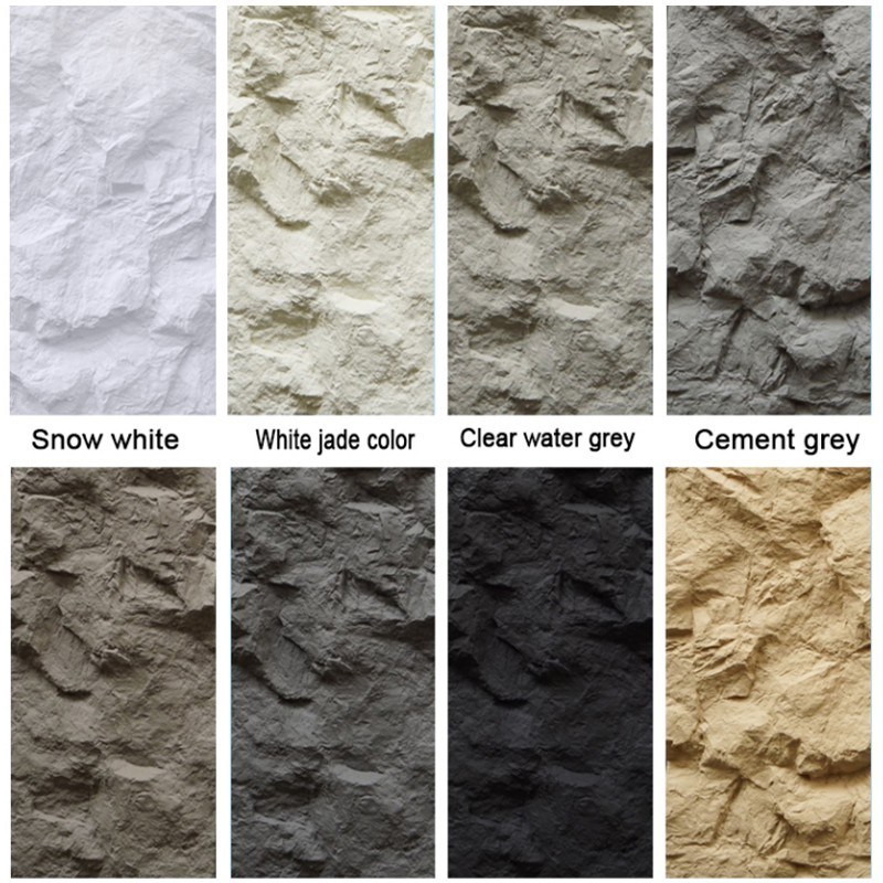 PU montaña roca roca roca pared de fondo tridimensional convexo pared decoración pu piedra simulación hongo piedra cultura ladrillo de pared exterior