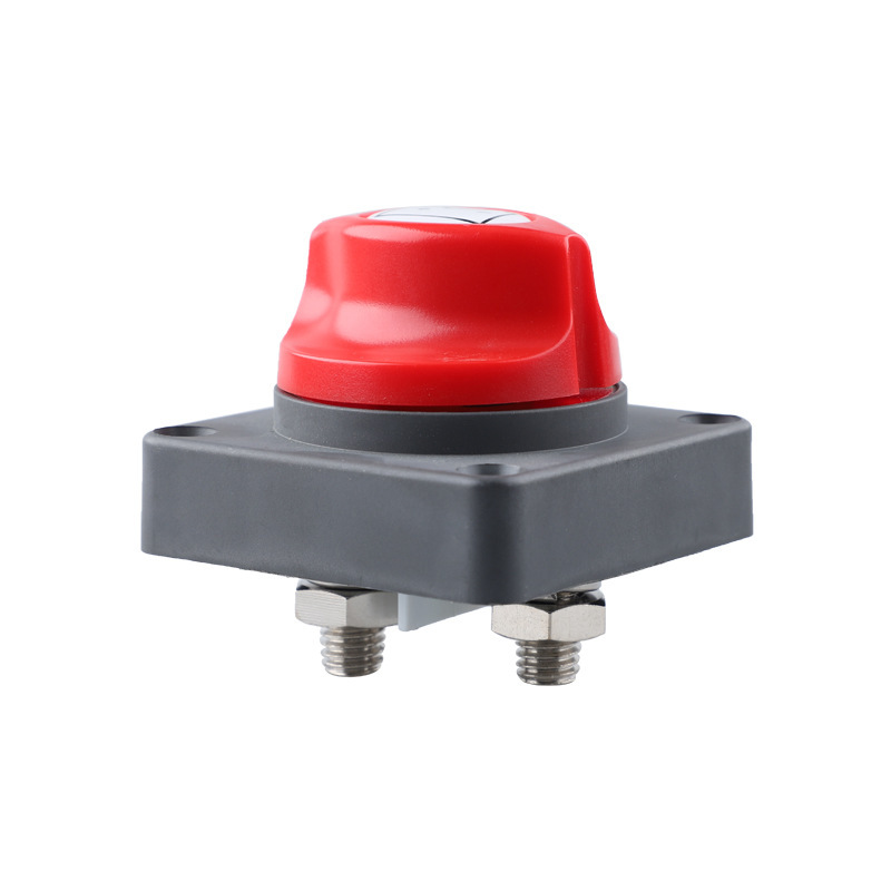 Ultra-thin low-profile power-off switch 12V24V for car batteries, power-off protection against leakage, high-current use in yachts and mechanical equipment