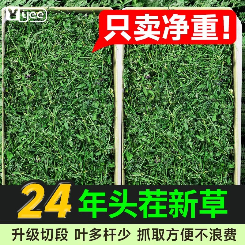 Сушеная люцерна Сено Кролик Зерна Зерна и Кролик Молодые кролики Специальная Зерна Тоторо Морская свинка съедобная трава через границу