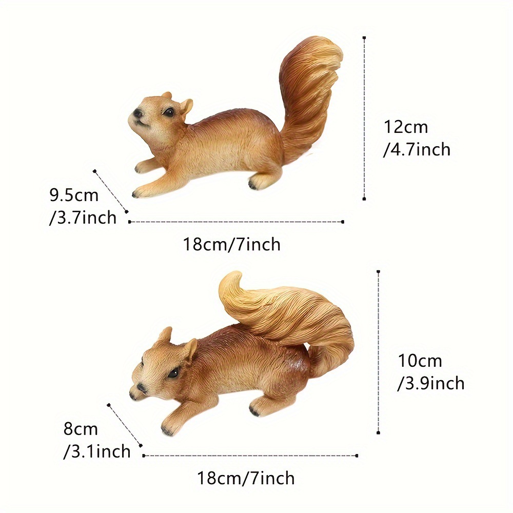 Outdoor Park landscape simulation tree climbing Squirrel ornaments garden villa creative animal sculpture crafts ornaments
