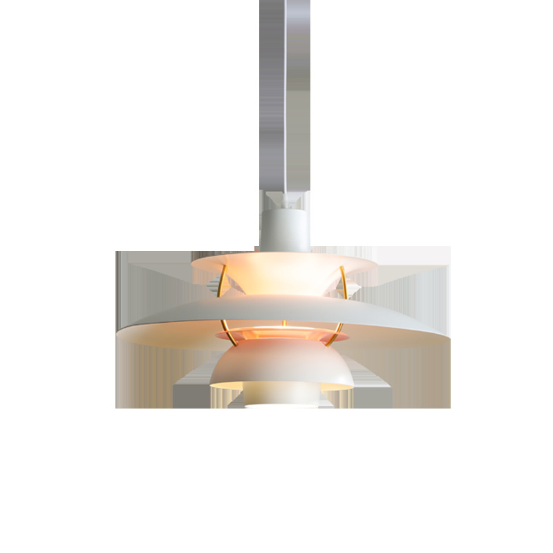 Lámpara colgante de comedor de estilo danés ajustable con forma de piña, lámpara colgante para dormitorio, lámpara colgante pequeña moderna y minimalista para restaurante y cafetería.