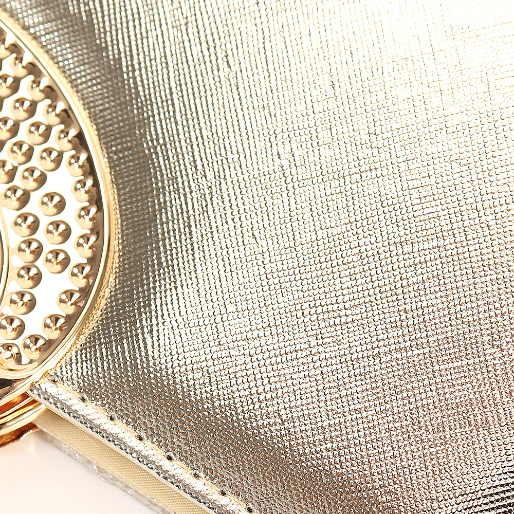 Evening Handbag Shiny Rhinestone Striped Clutch For Weddings_voghion.com