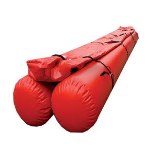 Flood fighting and emergency rescue 1.5 m rubber type dam red foldable soft water blocking wall water blocking wall