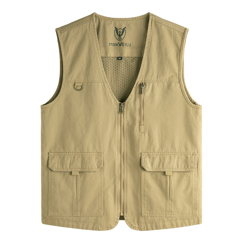High-End Mountain-Style Outdoor Camping Workwear Vest for Men, New Pure Cotton Vest, Fishing Gilet Jacket for Men 8803 High-End Mountain-Style Outdoor Camping Workwear Vest for Men, New Pure Cotton Vest, Fishing Gilet Jacket for Men 8803
