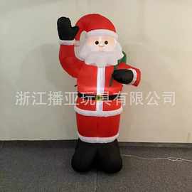 节日充气玩具 白胡子老爷爷圣诞节气模 圣诞老人充气气模