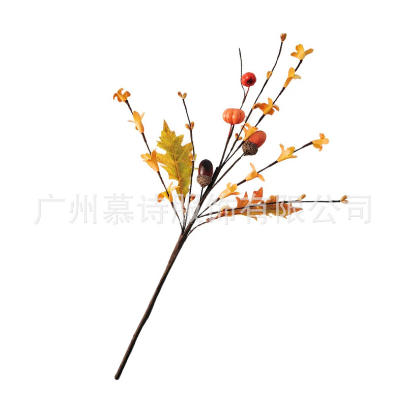 Cross-Border Autumn Thanksgiving Pumpkin Acorn Harvest Festival Wreath Nordic Style Thanksgiving Berry Branch Arrangement Cross-Border Autumn Thanksgiving Pumpkin Acorn Harvest Festival Wreath Nordic Style Thanksgiving Berry Branch Arrangement
