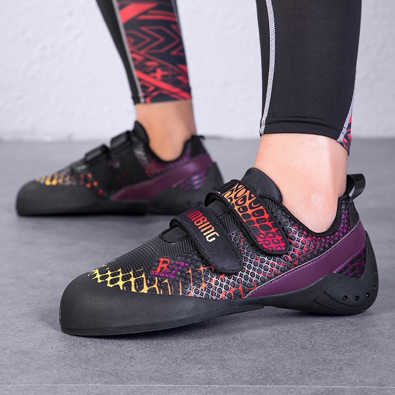Professional New Entry-Level Training Shoes for Beginners, Breathable Bouldering Shoes for Men, Indoor and Outdoor Climbing