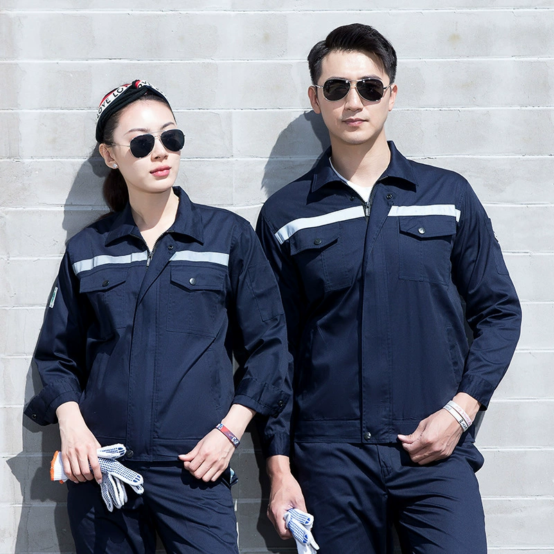 Весенне-осенняя рабочая одежда костюм Мужская Строительная одежда авторемонтная фабрика мастерская одежды Рабочая одежда охрана собственности одежда вышивка печать