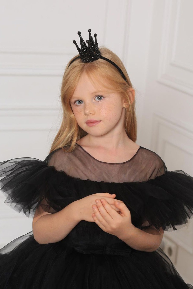 Vestito da principessa con paillettes per bambine, stile passerella, abito da sera per compleanni, costume da spettacolo in cotone e poliestere per età 0-24 mesi_voghion.com