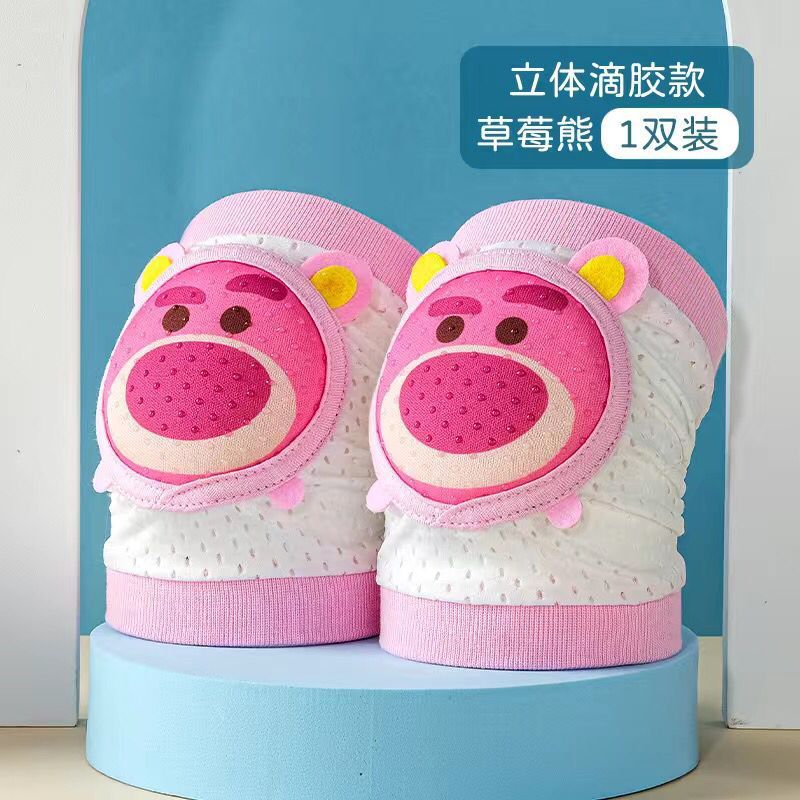ディズニー幼児膝パッド夏薄型落下防止滑り止め膝クローリングパッドベビーエルサ男の子と女の子|undefined