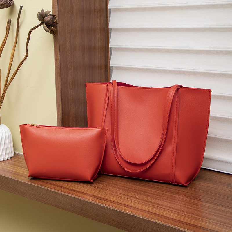 Bolsas de mujeres de comercio exterior transfronterizo 2025, bolsas de compras coreanas PU de gran capacidad, bolsas de mano, bolsas de mujer