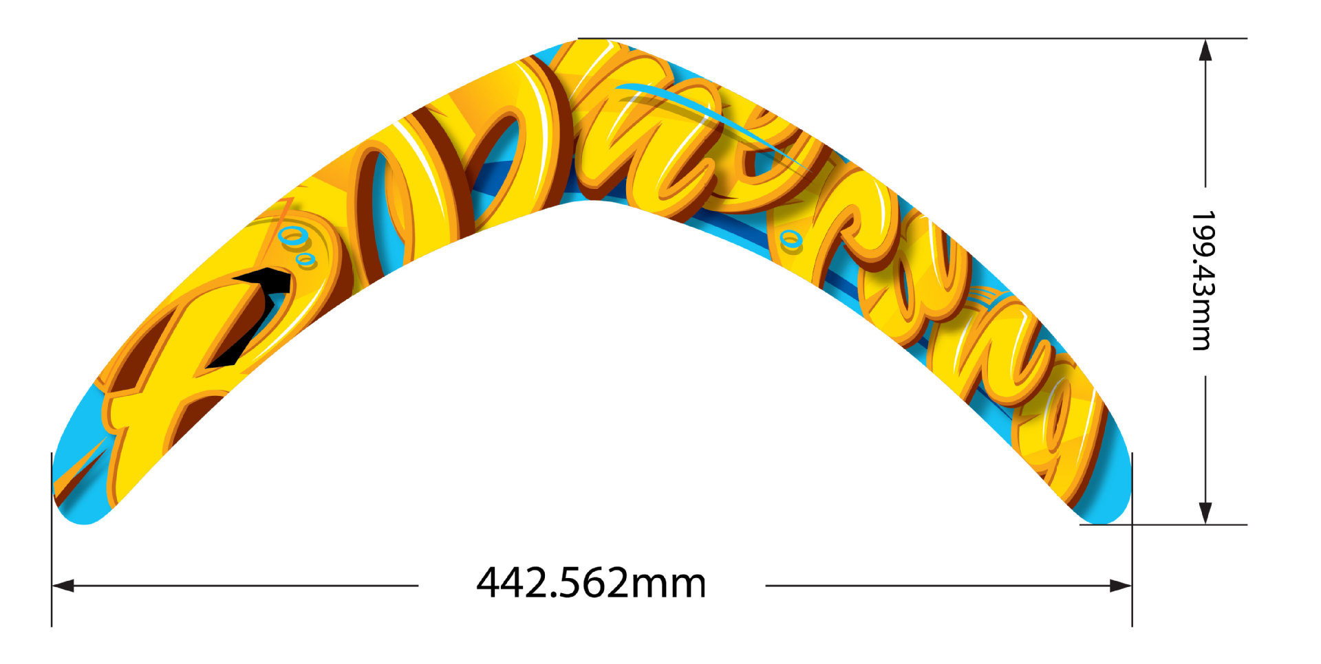 Eva espuma deportes al aire libre en forma de V adulto profesional competitivo competencia Boomerang niño juguete al por mayor