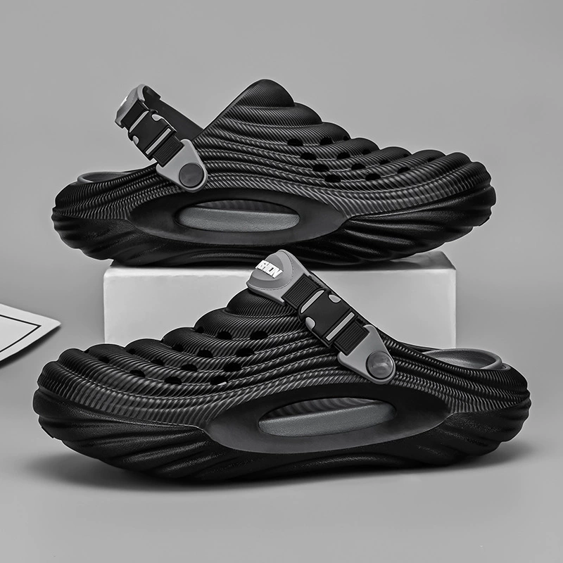 Мужские летние пляжные шлепанцы из крокодиловой кожи, нескользящие, спортивные, для вождения и отдыха