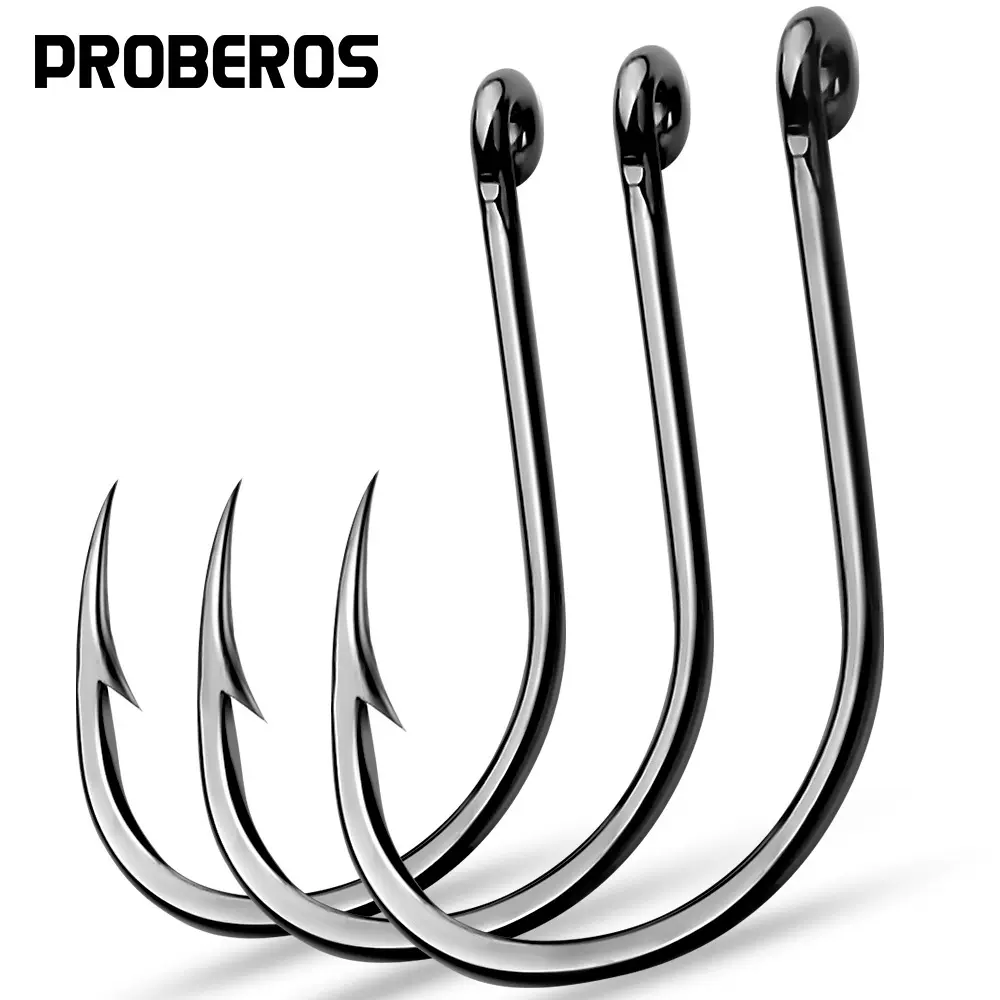 PRO BEROS品牌渔具批发软虫钩带倒刺鱼钩散装单钩SZ003批发鱼钩