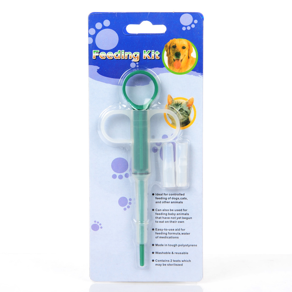 Alimentos para mascotas, agua para gatos, jeringa de leche para gatos domésticos, artefactos de medicina para perros, jeringas de medicina para perros