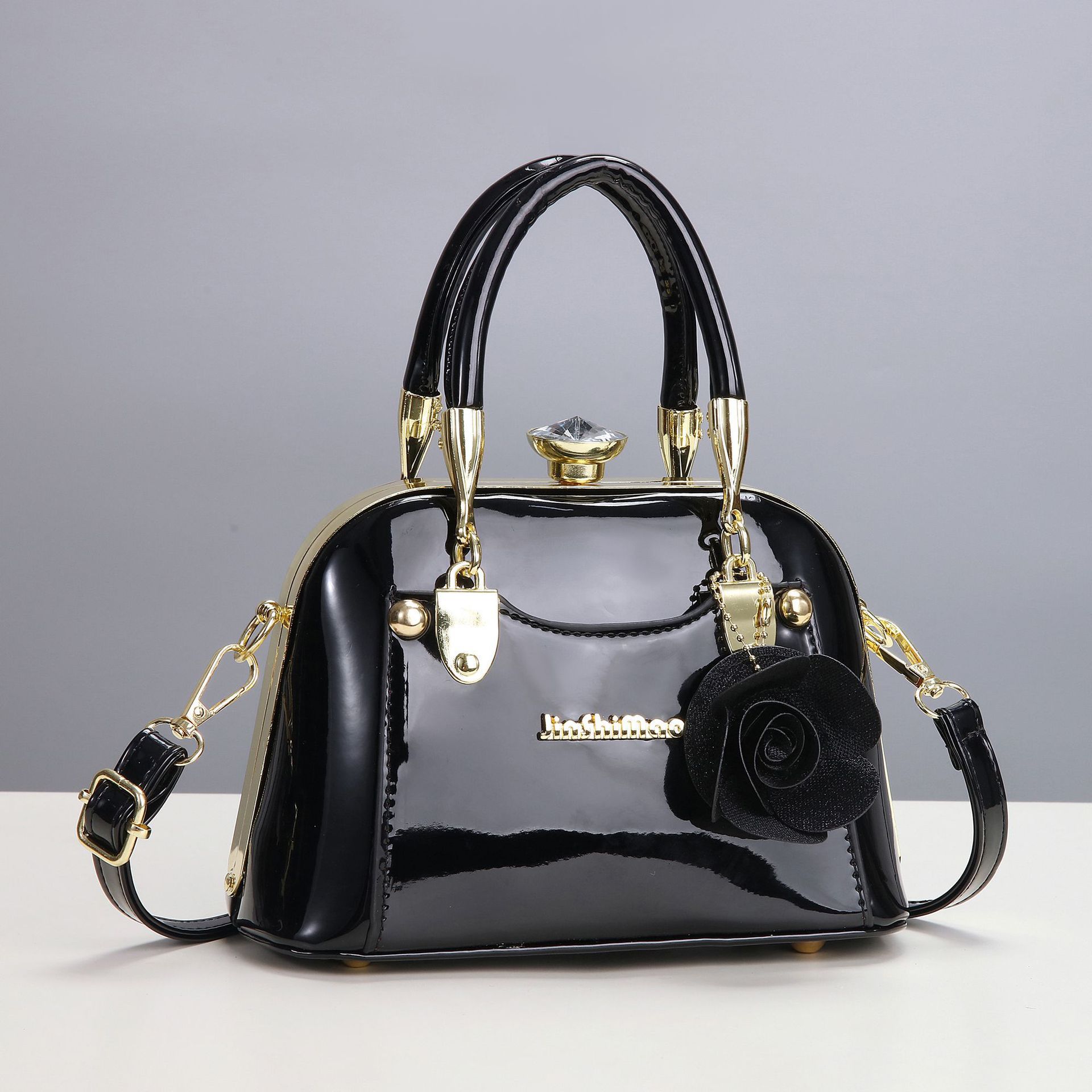 2026 nuevo cross-border brillante bolso de conchas bolso de mujer estilo coreano de moda universal hombro mochila bolso de mujer