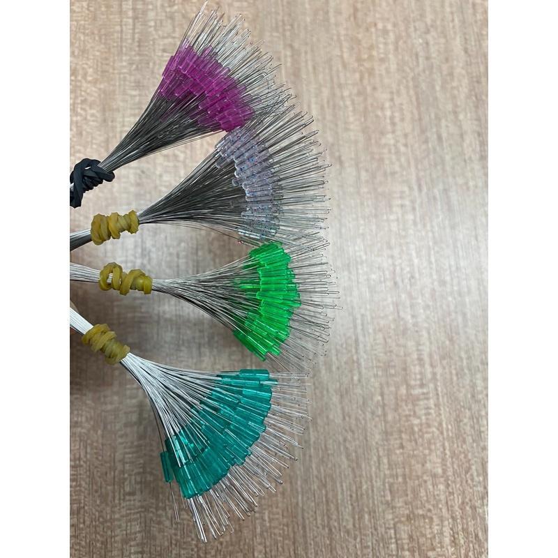 Douchunyang Only Has 200 Loose Root-Type Space Beans, High-Transparency Crystal Speckled Beans/Crystal Green/Crystal Fluorescent Green/Water Green