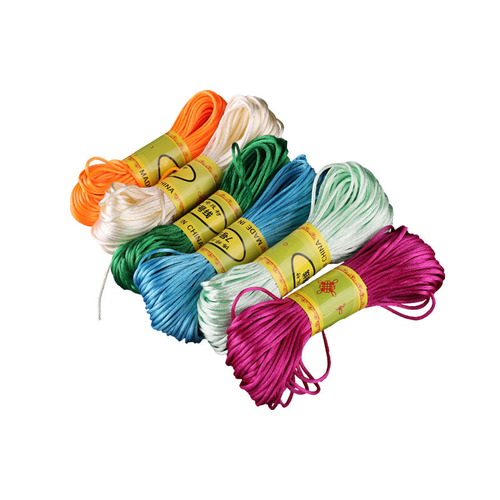 7th line 20 meters Chinese knot weaving material Taiwan line solid DIY handmade weaving bracelet rope braided rope material 