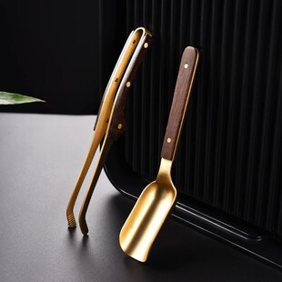 ✅ Tea Spoon, Tea Clip, Three-Piece Set, Kung Fu Tea Set, Accessories, Tea Tweezers, Non-Slip Tea Cup, Tea Clip Set, Stainless Steel