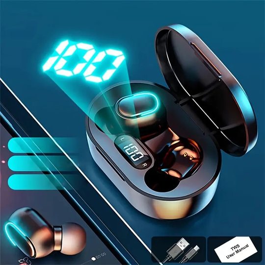Tpe-C port A6sE6sE7s long battery life display Macaron color mini sports bluetooth headset