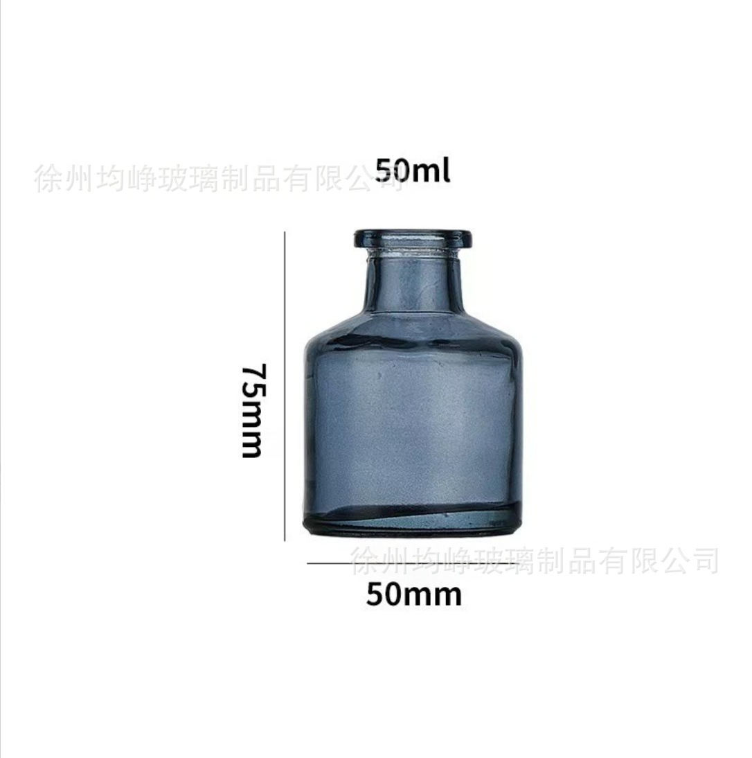 Ventas transfronterizas calientes 30ml 50ml botellas de fragancia de vidrio de muestra pequeña botella de aerosol portátil al por mayor