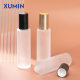Xu Min Cosmetic Package Material 100ml Frosted Glass Toner 120ml Dummy Gold Cap Makeup Remover Water Bottle Screw Cap Bottle