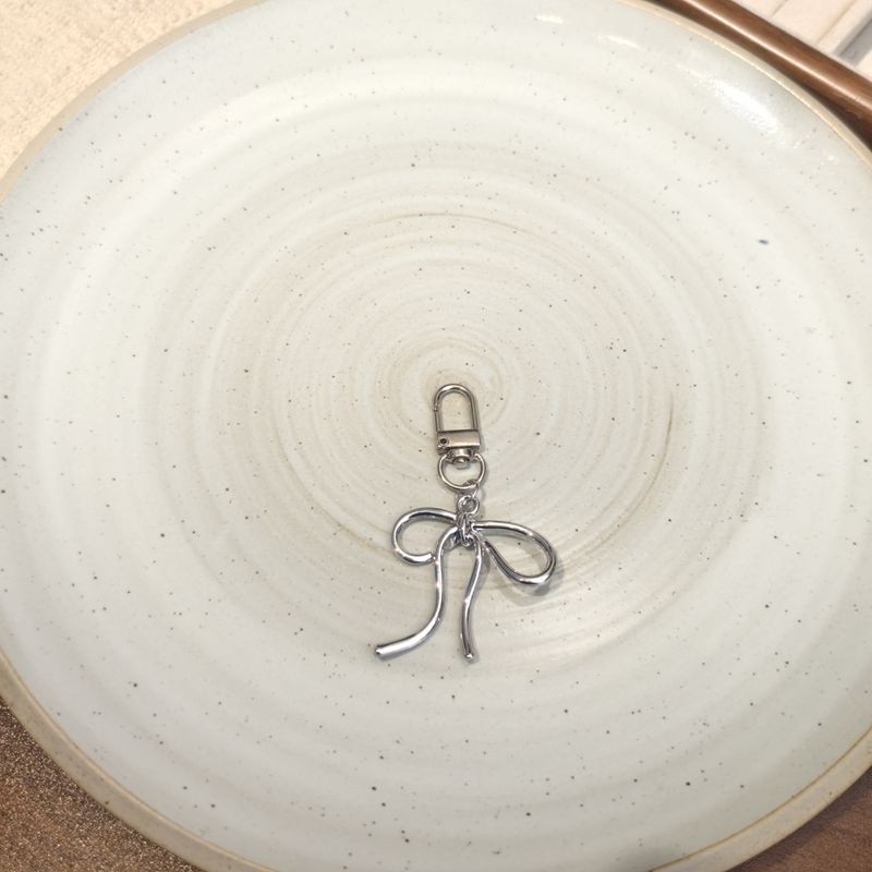 Nuevo estilo di-ins estilo coreano arco de perla amor colgante llavero accesorios de bolsos colgantes de teléfonos móviles