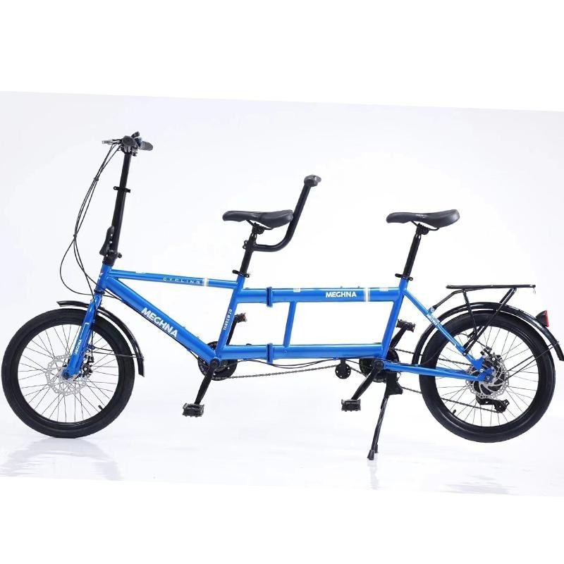 レンタル・レンタル利用可能 20inch 折りたたみ式二人乗り自転車 親子旅行観光自転車2|undefined