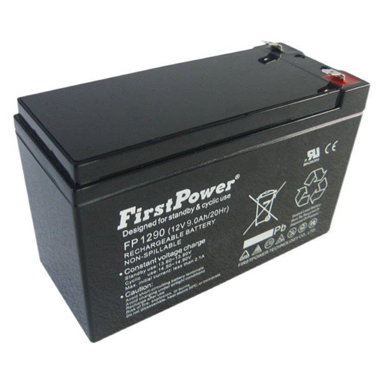 一电蓄电池FP1290 12V9AH 铁路照明 客车照明 仪器电源