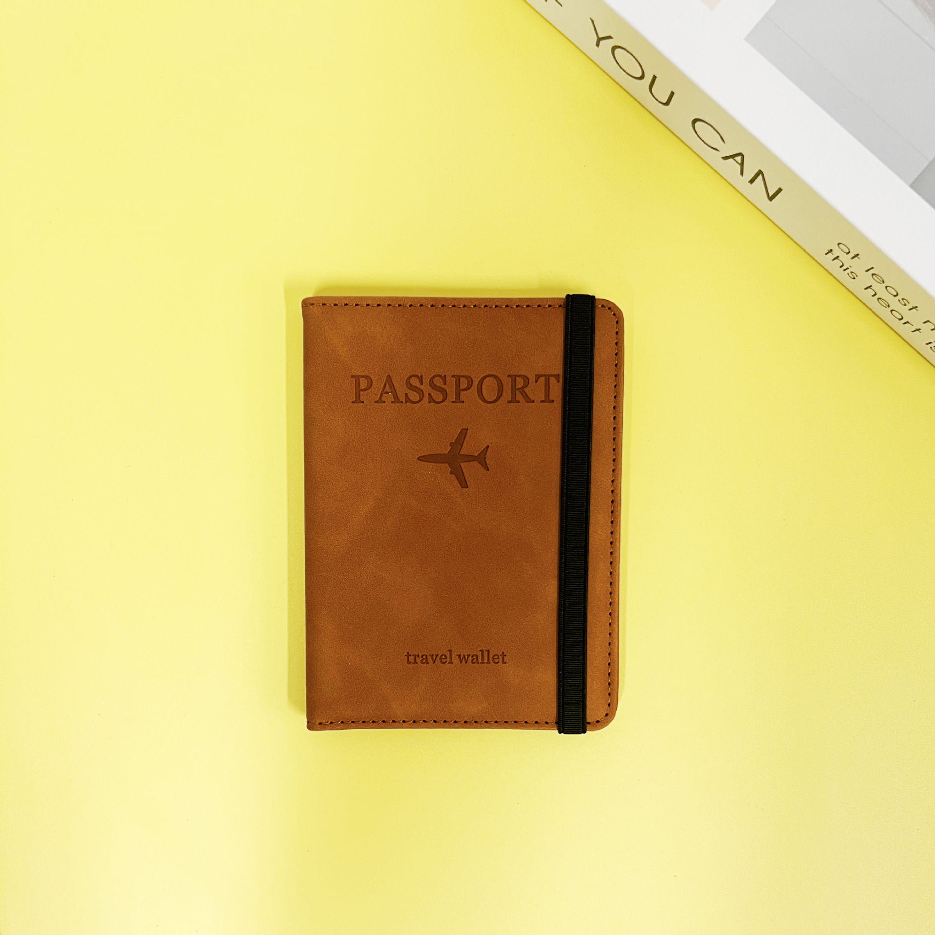 Travelwallet transfronteriza PU cuero titular de la tarjeta titular del pasaporte RFID pasaporte titular de la cubierta de múltiples funciones de la bolsa de identificación al por mayor