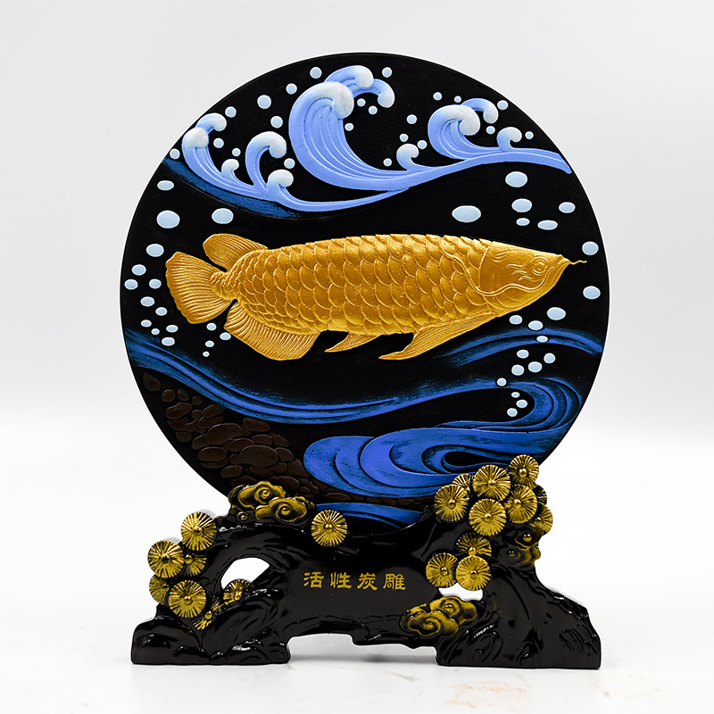 218mm 럭키 피쉬 (파인 스탠드)