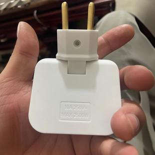 Cross-Border 180-Degree Rotating Socket Us/Eu Converter Ultra-Thin One-To 0.15kg Pin Adapter Plug Adapter