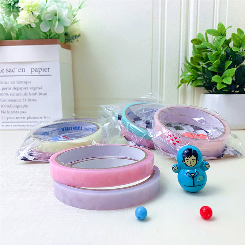 粘粘球胶带游戏套装学生减压成人放松沾沾拉丝半透明粘胶布减压球