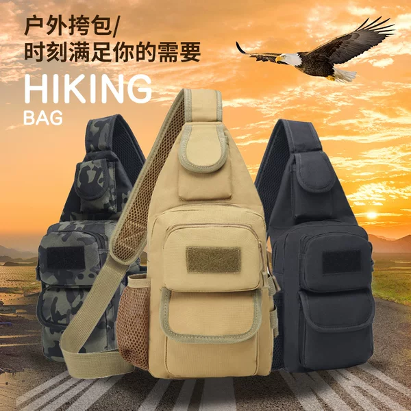 Travel Mountaineering Hiking Bag New Fashion Single Shoulder Crossbody Bag Outdoor Multifunctional Crossbody Waterproof Bag Sports Bag