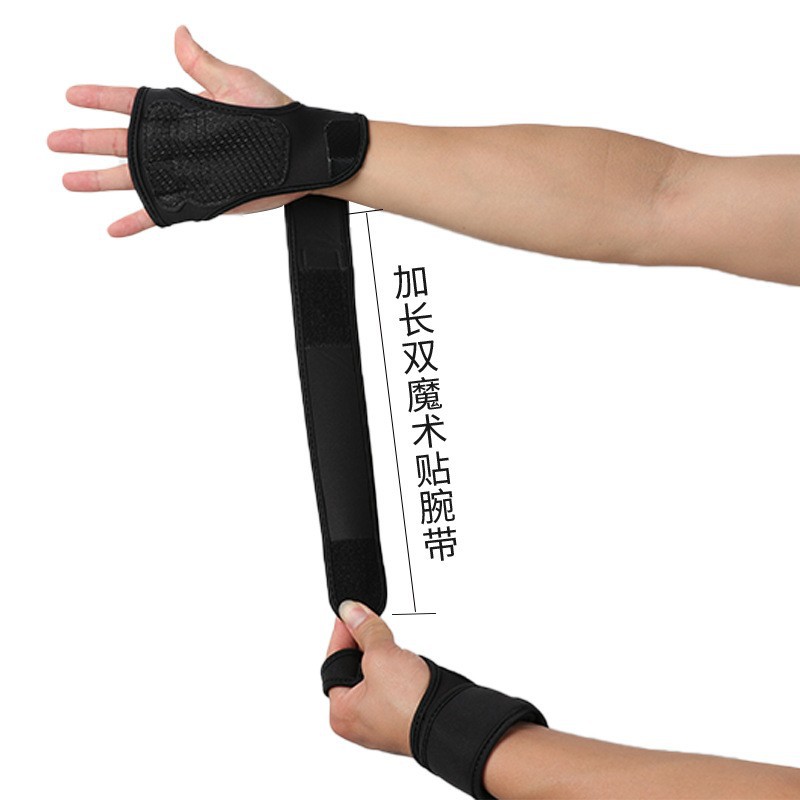 Equipo de guardia de muñeca de dedo abierto de fitness de verano para hombres y mujeres de hierro anti-callos transpirable levantamiento de pesas equitación medio dedo guantes deportivos