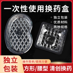 使い捨て滅菌ドレッシングボウル、ドレッシングボックス、湾曲した腰型ドレッシングトレイ、滅菌用の正方形のプラスチック独立包装トレイ