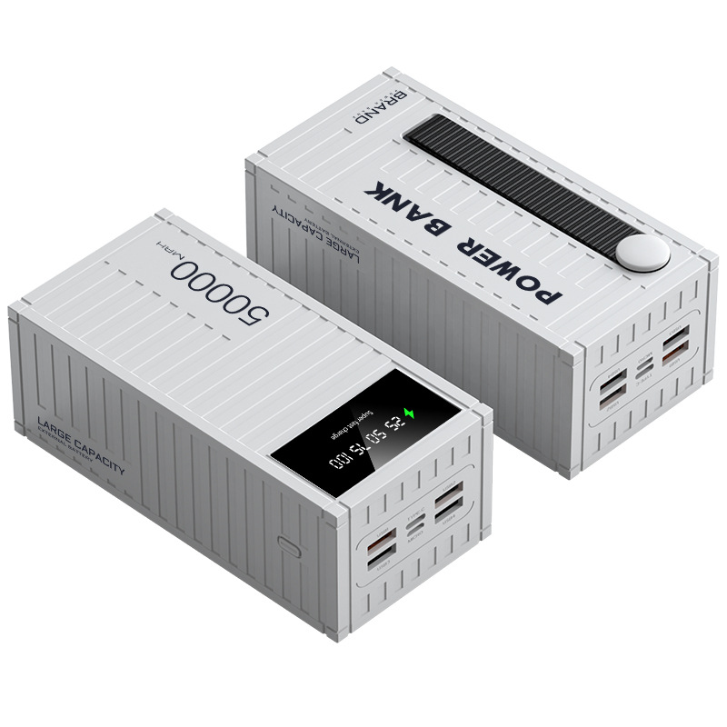 Contenedor creativo 66W banco de carga de carga súper rápida 50000 mAh PD22W carga rápida bidireccional 1W mAh transfronterizo