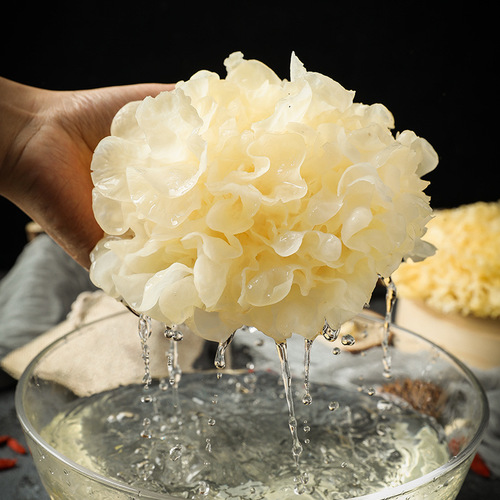 Yanzhifang Gutian Tremella Lily Lotus Seed Soup Dried Goods Specialty Authentic White Fungus 100g Fujian Tremella Wholesale