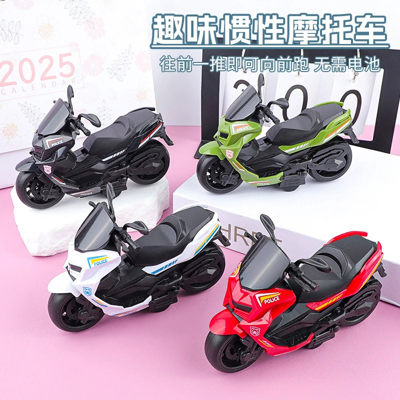 Детский инерционный мотоцикл игрушечный автомобиль мальчик устойчив к падению игрушечный автомобиль ребенок детский сад модель автомобиля стенд оптом