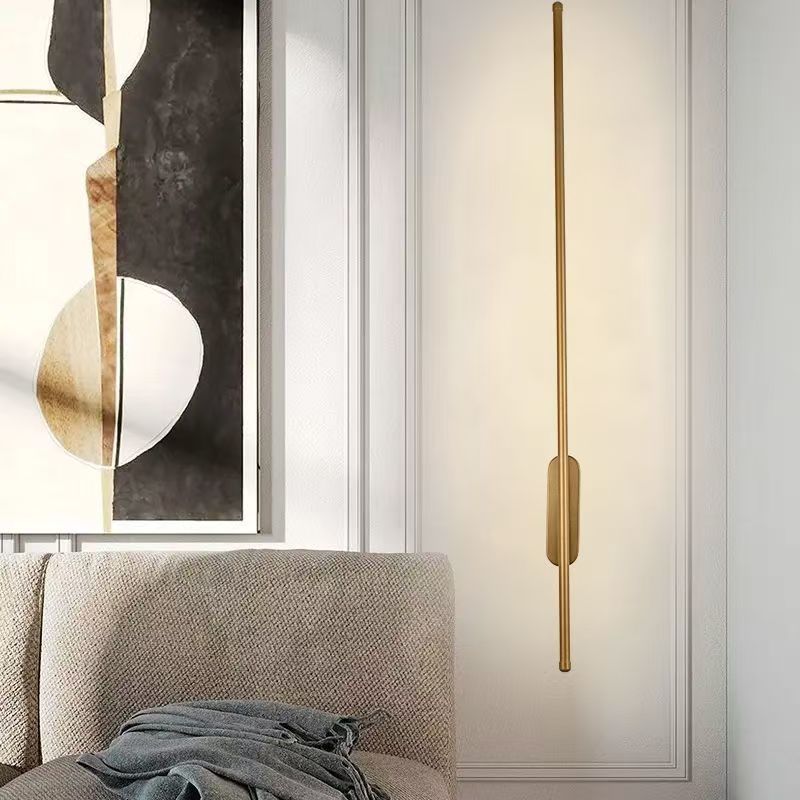 Lámpara de pared larga moderna simple dormitorio lámpara de cama lámpara de pared sala de estar sofá TV pared de fondo explosión transfronteriza