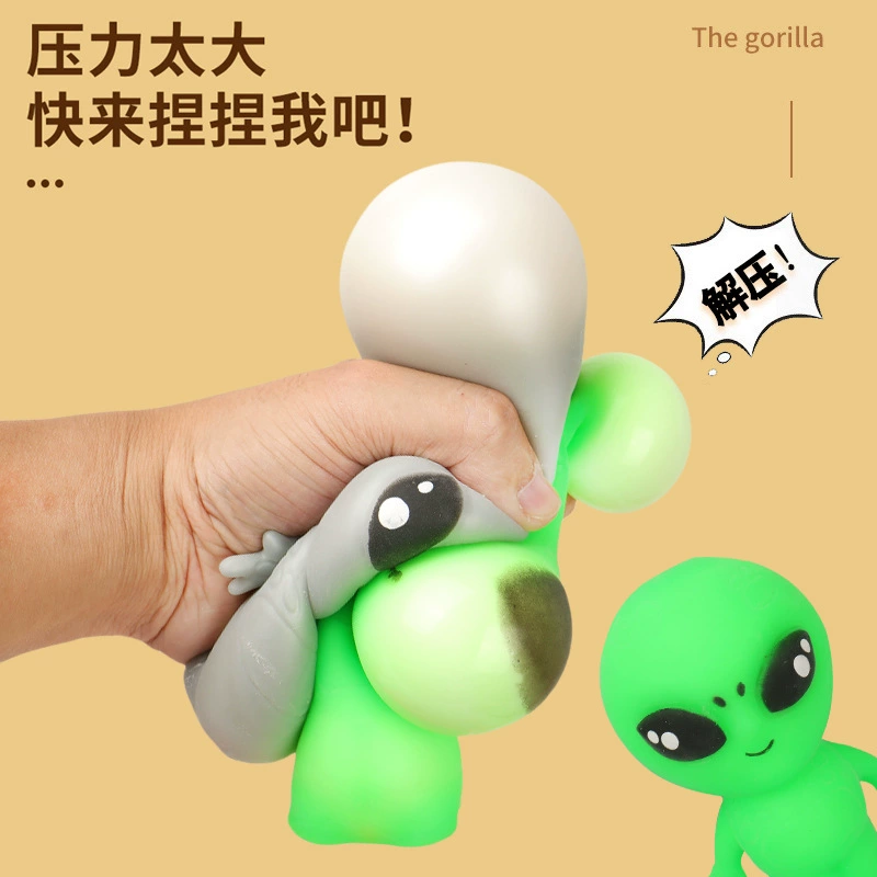 Реалистичная пластиковая игрушка, мультяшная кукла, слайм