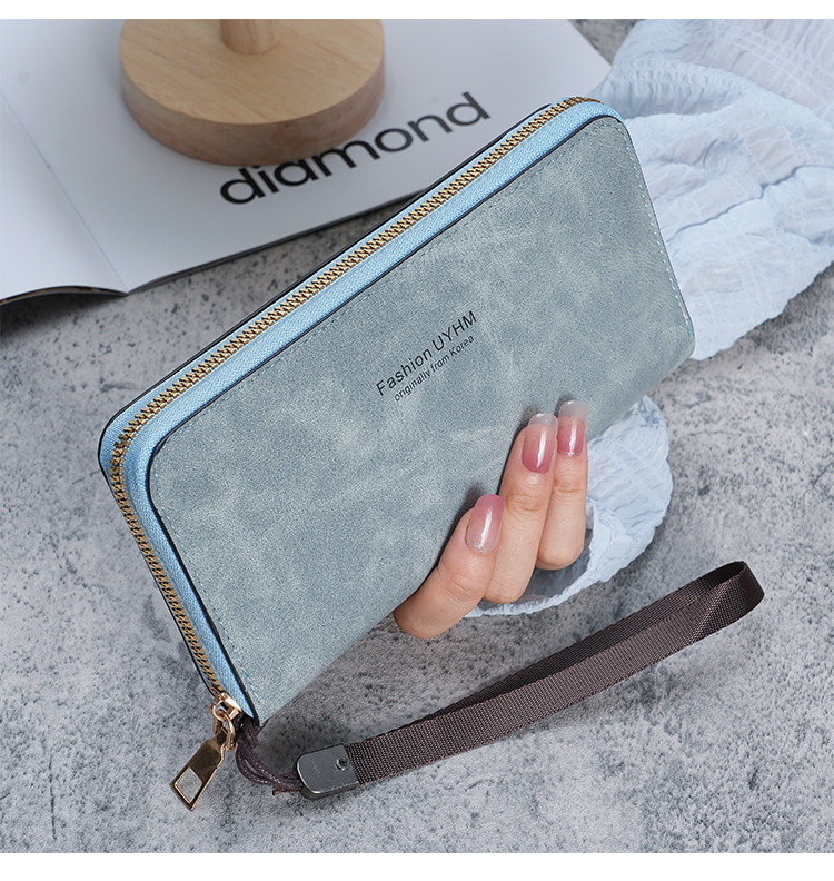 Women's Solid Color Pu Leather Zipper Wallets display picture 5