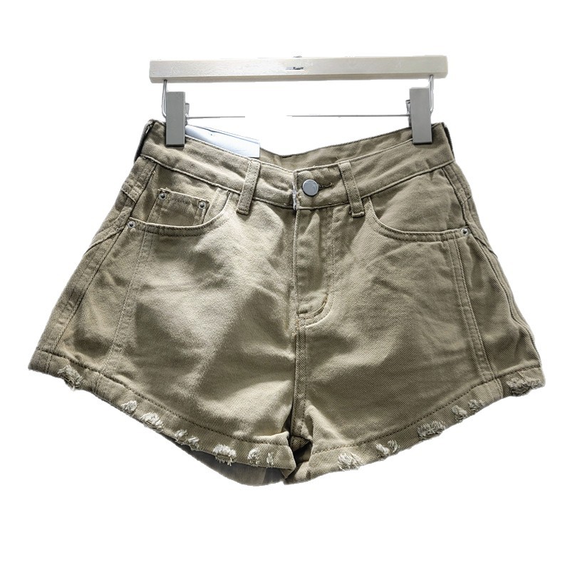 Pantalones Cortos Extra Cortos de Mezclilla para Mujer de Cintura Baja image 5