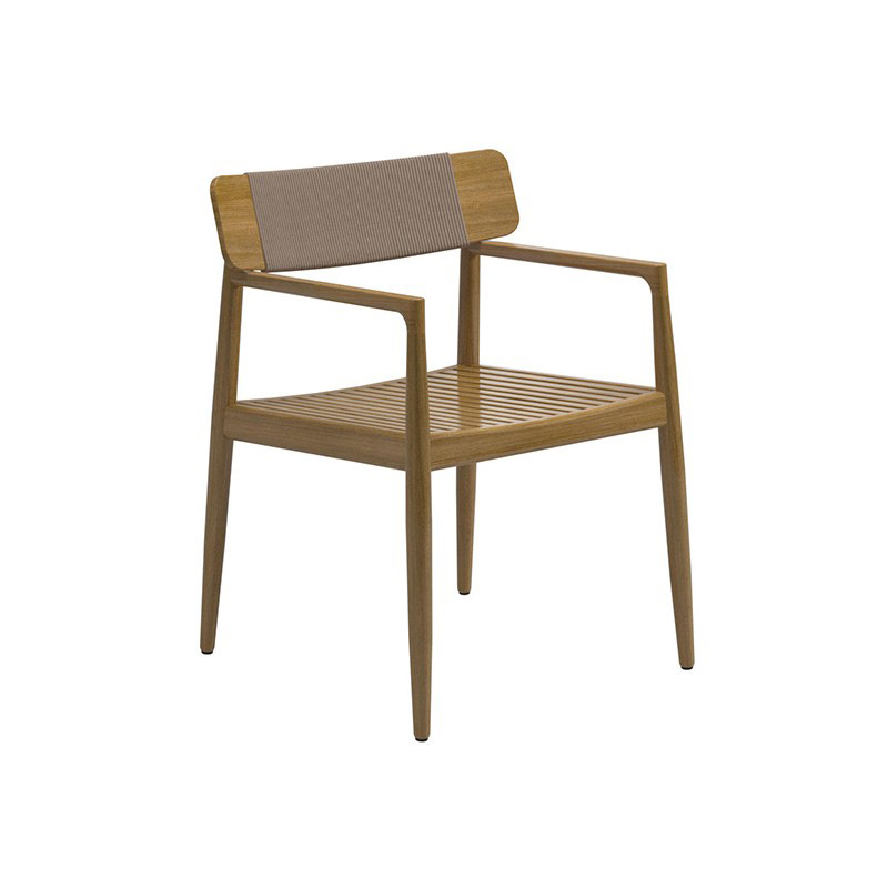 Muebles anticorrosión al aire libre de la tabla y de la silla de la teca del ocio al aire libre del hotel del jardín del patio