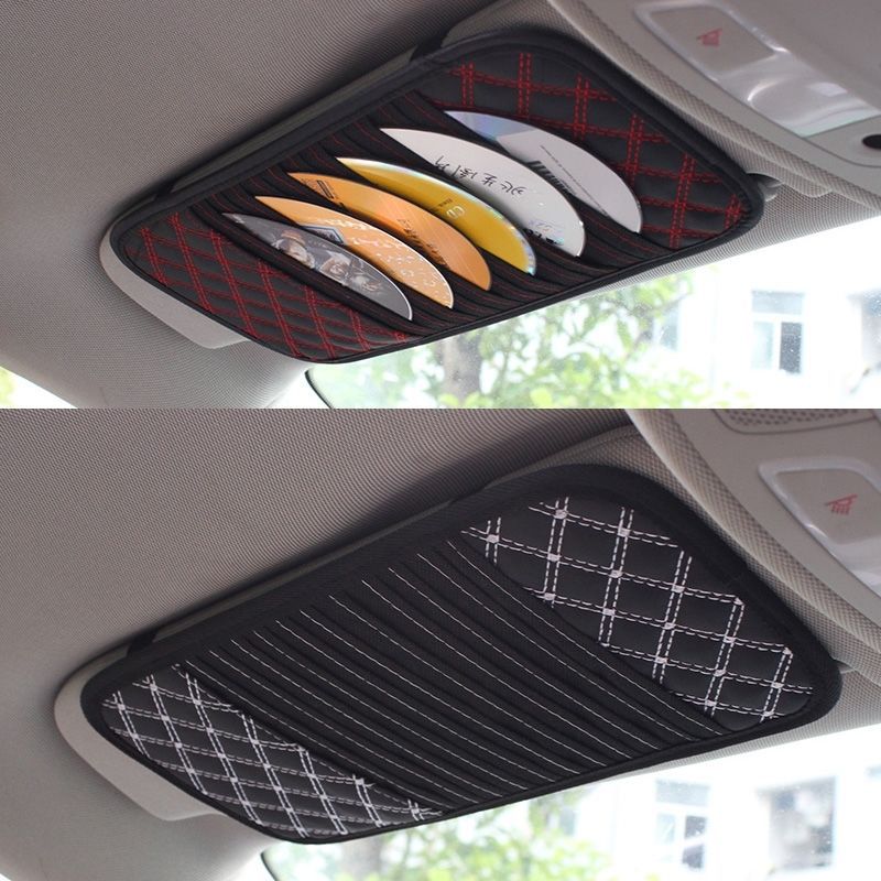 Car Accessories the republic of korea red wine The car Visor CD Clip vehicle multi-function Sun block CD Wrapped dish clip