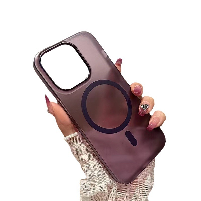 Magnetic Matte Phone Case For Iphone 17 Pro Max 16 13 12 Unisex_voghion.com