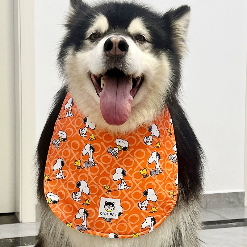 Модернизированный домашний собачий рот полотенце большой длинношерстный собачий защитный грудной платок Сацума шарф Аляска